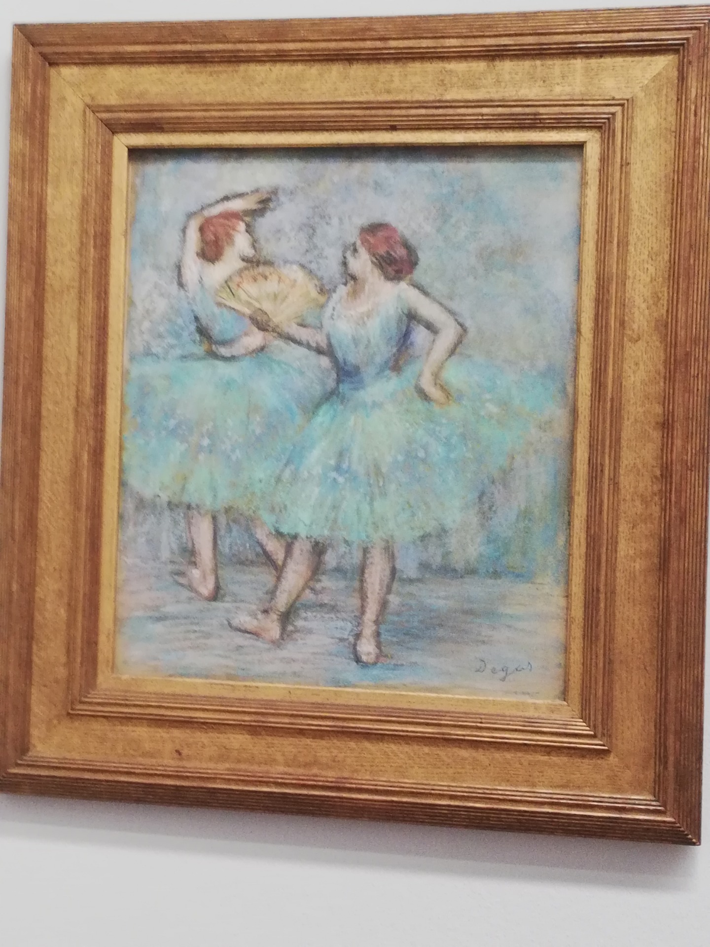 A painting of Degas, from my resent visit to Albertina, Vienna